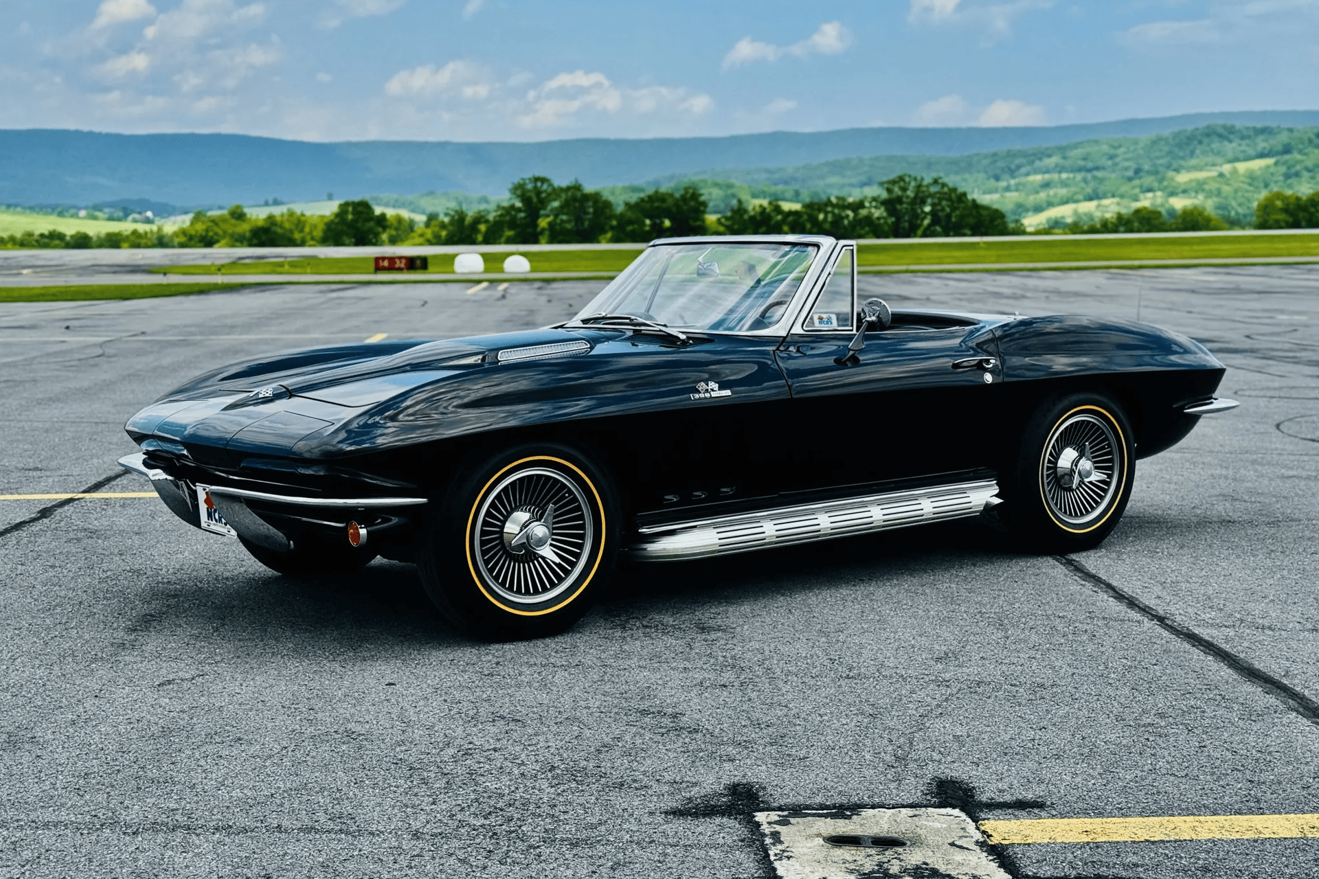 Официальная поставка Chevrolet Corvette C2 (Sting Ray) 1965 6.5 л 425 л.с Бензин, Чёрный, Механика, Задний привод, привезён из США, фото 16
