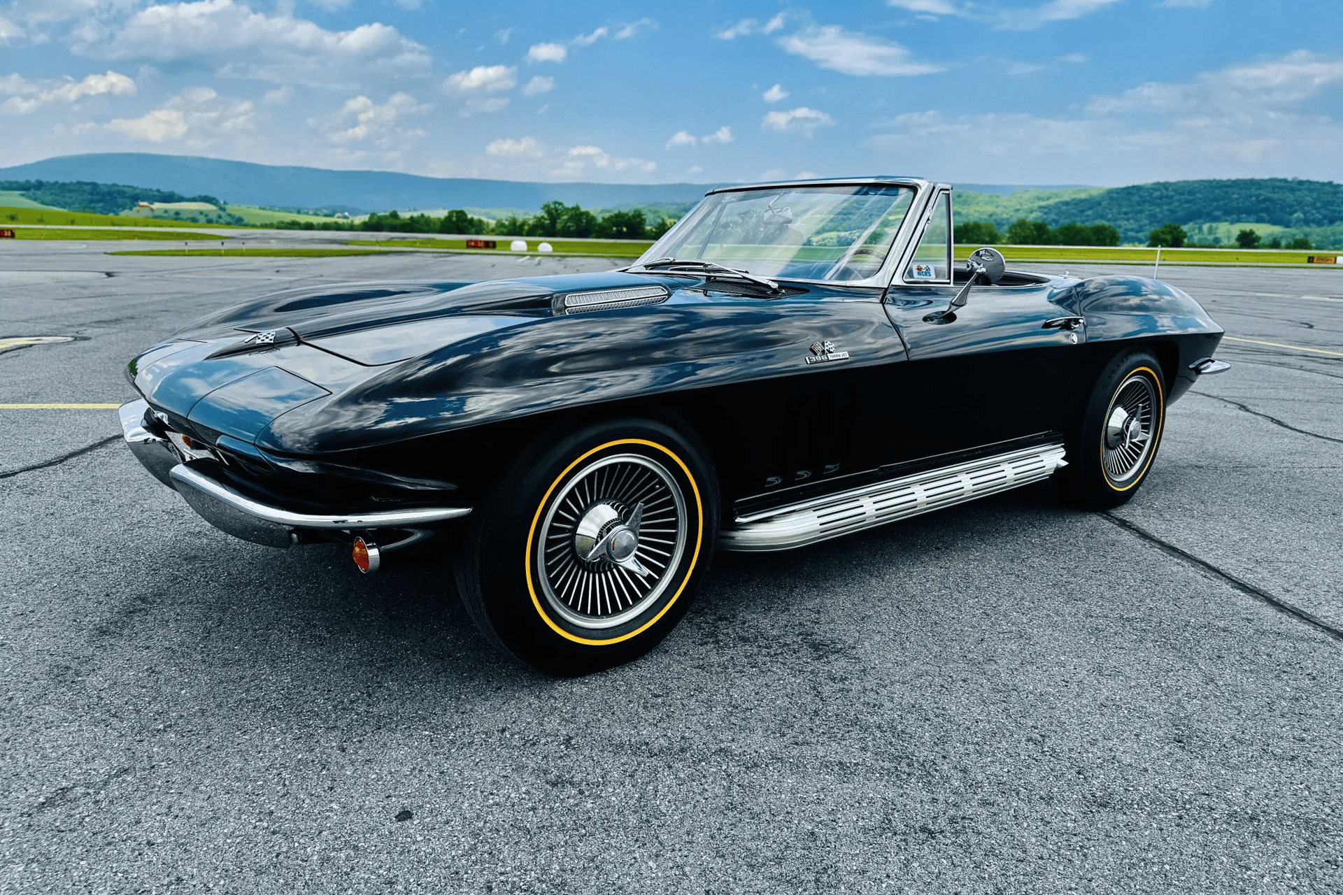 Доставка по РФ: Chevrolet Corvette C2 (Sting Ray) 1965 6.5 л 425 л.с Бензин, Чёрный, пробег 32 000 км, Задний привод, Механика, осмотр возможен в Москве, фото 17