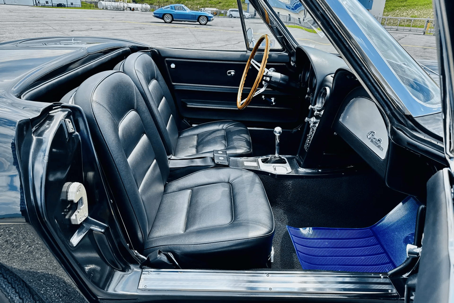 Chevrolet Corvette C2 (Sting Ray) 1965, чёрный, фото 23