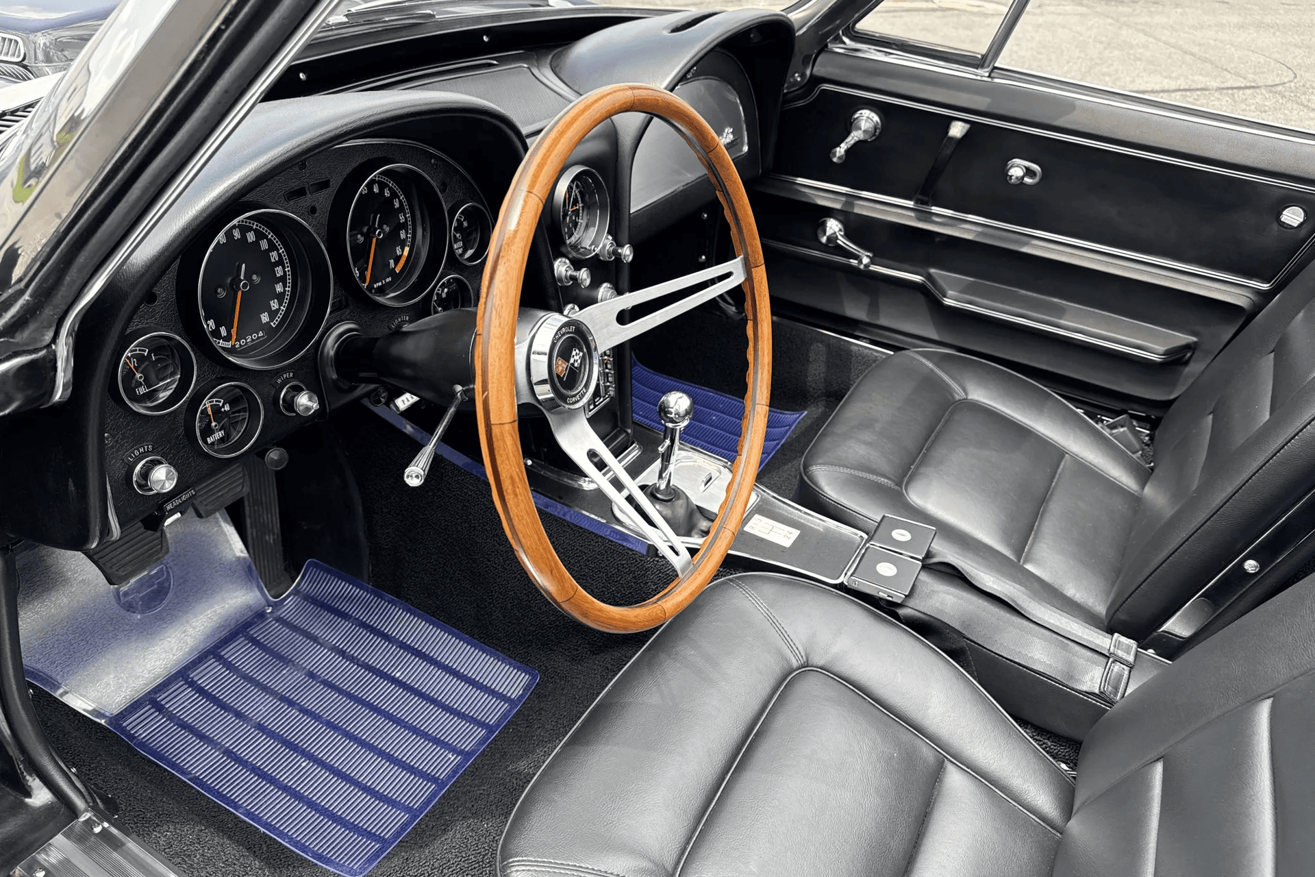 Chevrolet Corvette C2 (Sting Ray) 1965, чёрный, фото 25