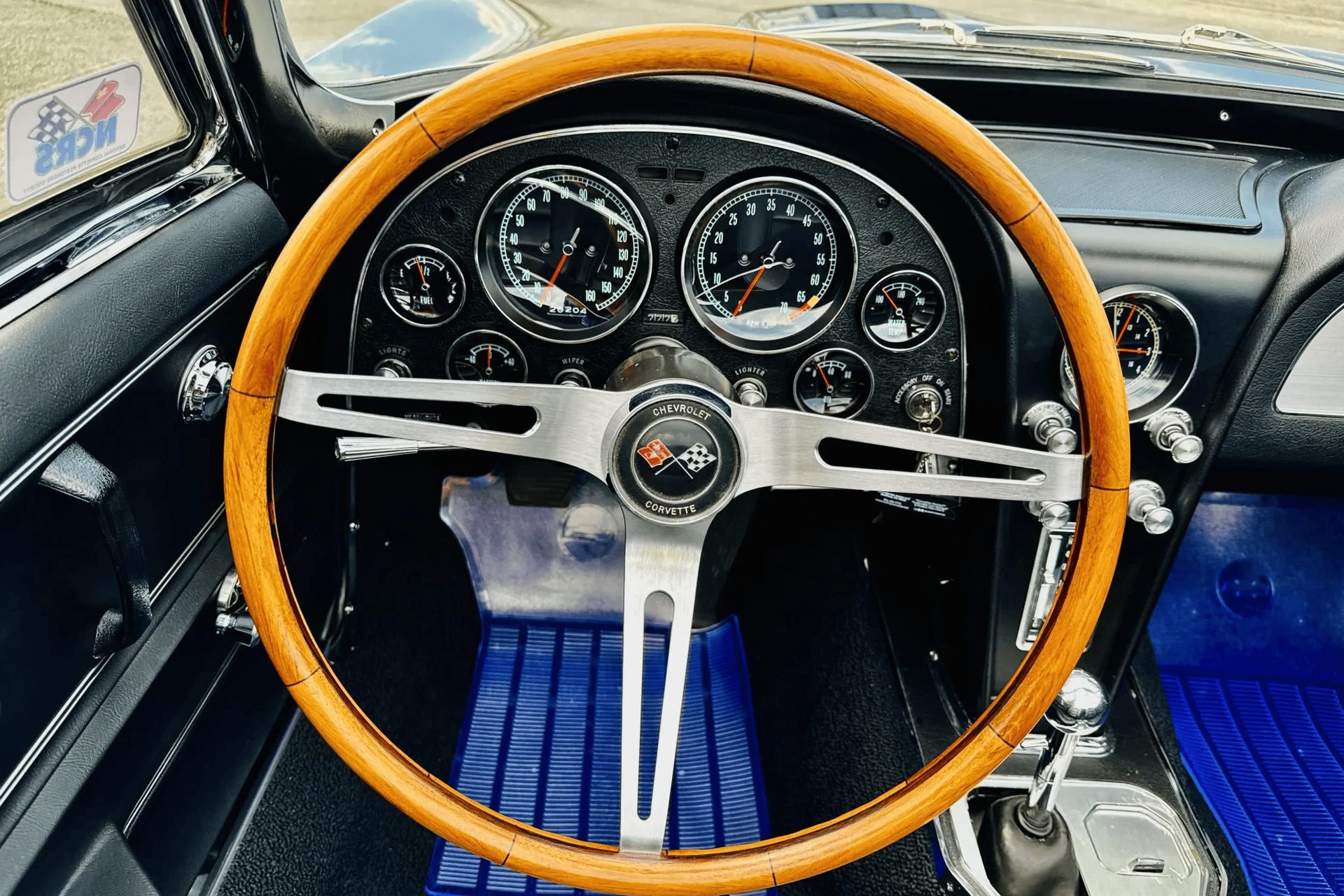 Chevrolet Corvette C2 (Sting Ray) 1965, чёрный, фото 28