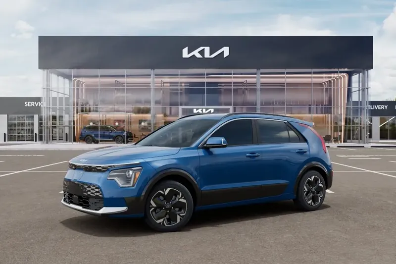 Заказать Kia Niro EV WIND 2026 0.0 л 201 л.с Электричество с пробегом 0 км, Автомат, Передний привод, цвет Синий, поставка из США, доставка по РФ Niro EV WIND - фото 3