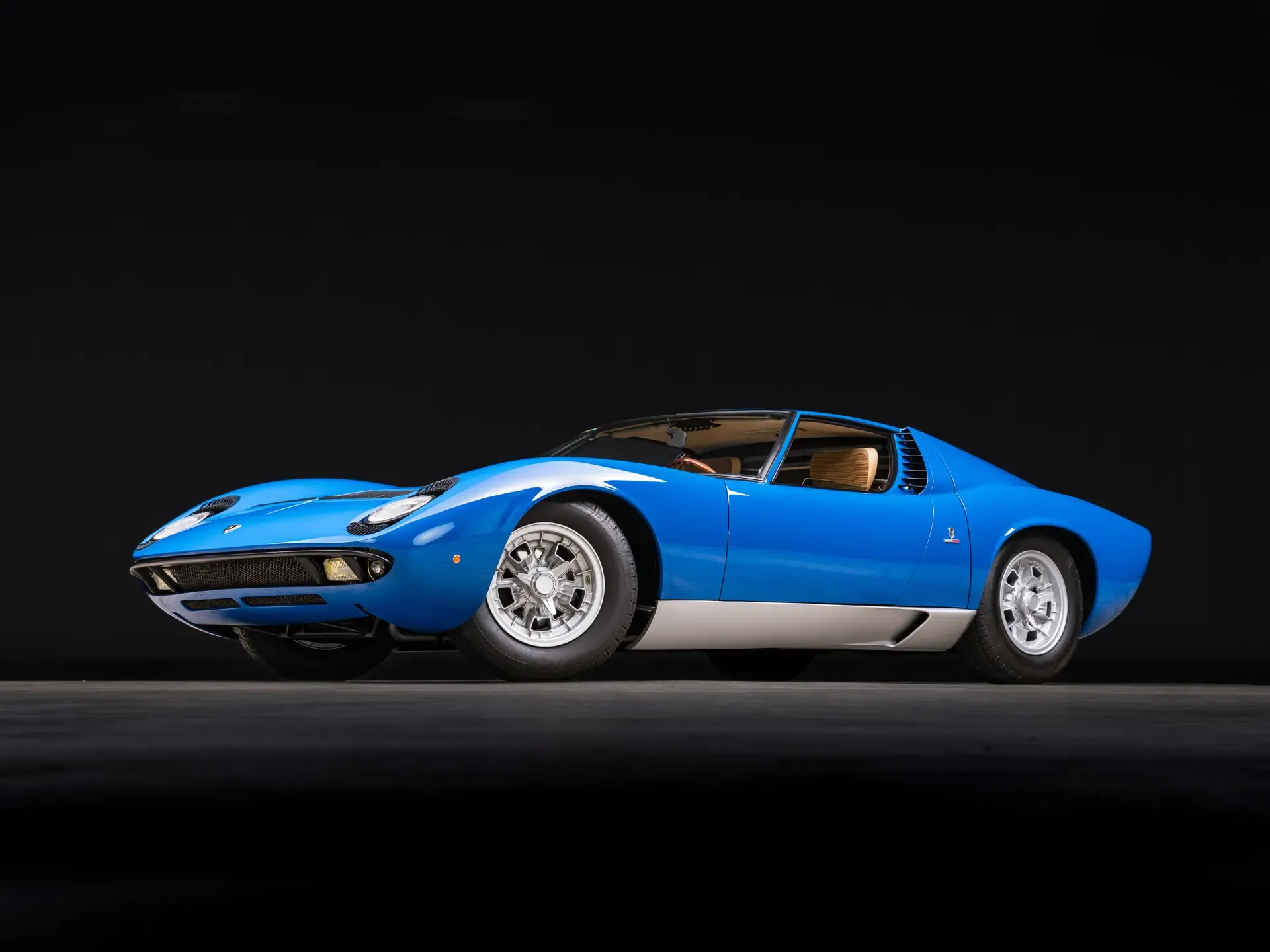 Lamborghini Miura P400 1967 3.9 л 350 л.с Бензин, новый авто, Задний привод, Механика, цвет Синий, страна-производитель —