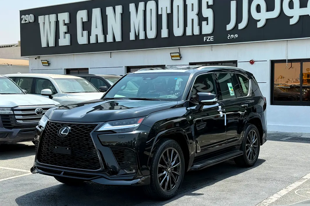 Lexus LX 600 F Sport 2026, чёрный
