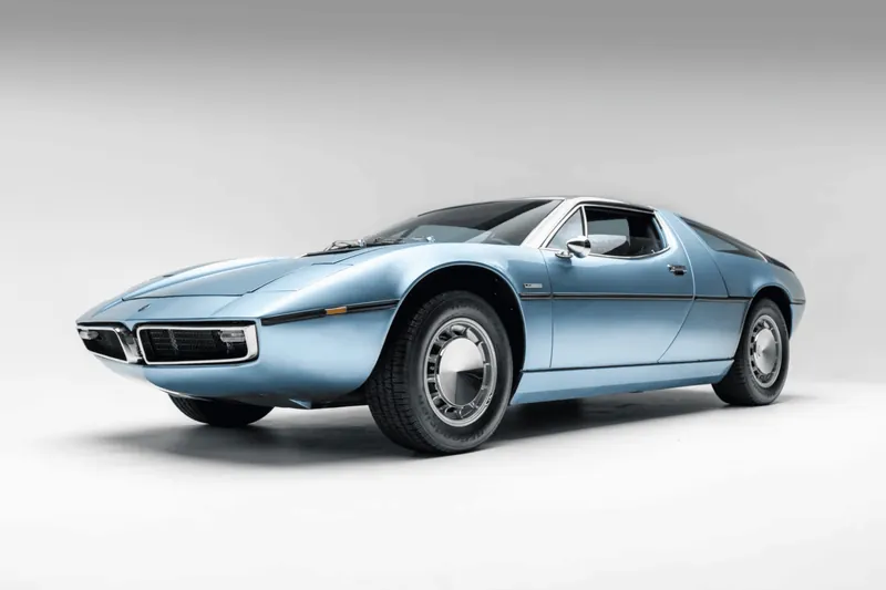 Maserati Bora 1972 4.7 л 310 л.с Бензин, новый авто, Задний привод, Механика, цвет Голубой, страна-производитель — США Bora - фото 2