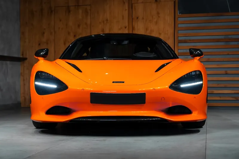 Выбор покупателей — McLaren 750S 2025 4.0 л 750 л.с Бензин, пробег 9 803 км, Оранжевый, привезён из Великобритания, доставка по РФ, фото 6