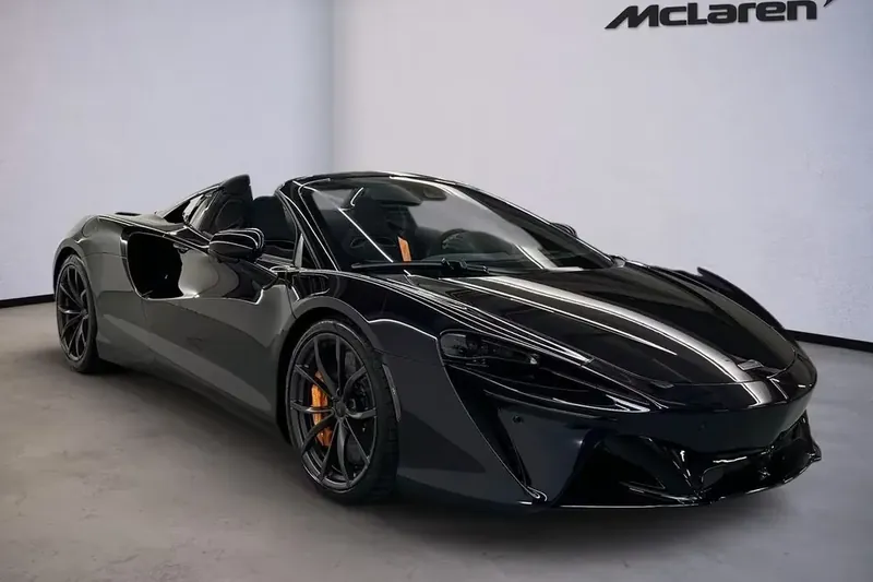 McLaren Artura Spider 2026 3.0 л 700 л.с Гибрид, новый авто, Задний привод, Автомат, цвет Чёрный, страна-производитель — Германия Artura Spider — фото 2
