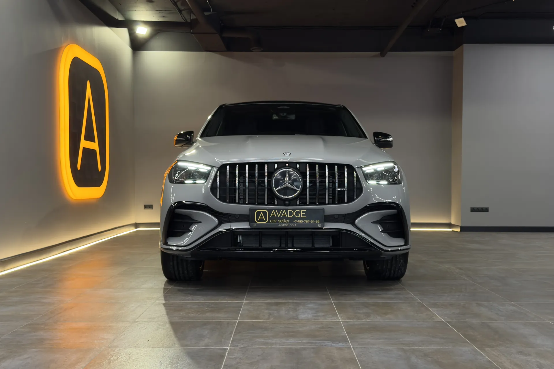 Заказать Mercedes-Benz AMG GLE53 4MATIC 2025 3.0 л 544 л.с Гибрид с пробегом 100 км, Автомат, Полный привод, цвет Серый, поставка из Германия, доставка по РФ