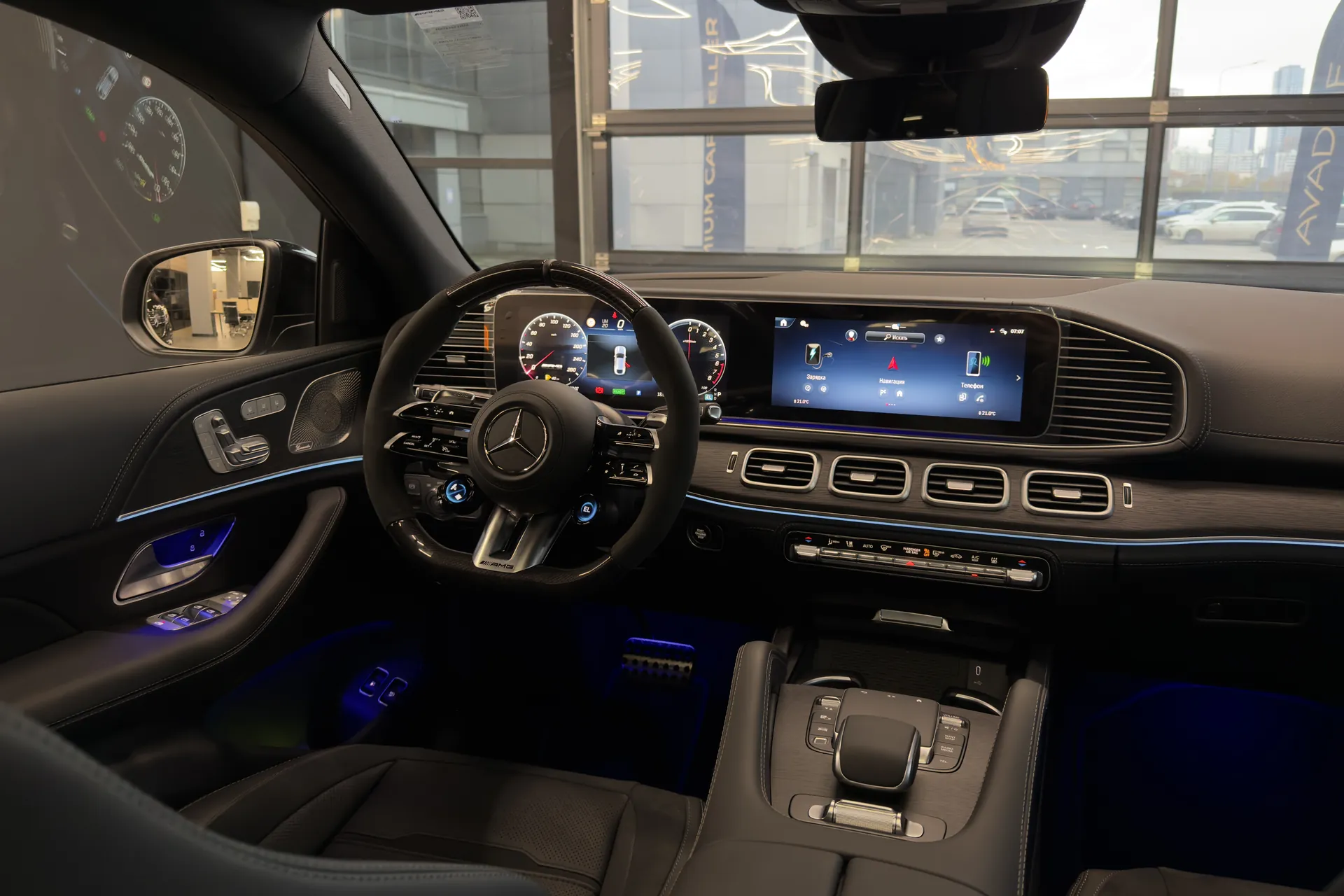 Автомобиль Mercedes-Benz AMG GLE53 4MATIC 2025 3.0 л 544 л.с Гибрид, Серый, пробег 100 км, производство — Германия, доставка по РФ