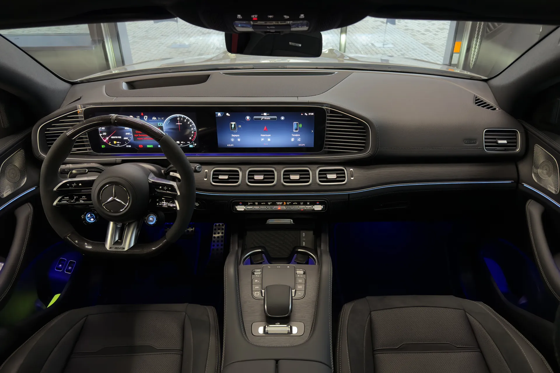 Новый Mercedes-Benz AMG GLE53 4MATIC 2025 3.0 л 544 л.с Гибрид в кузове Серый, коробка — Автомат, привод — Полный привод, страна производства — Германия