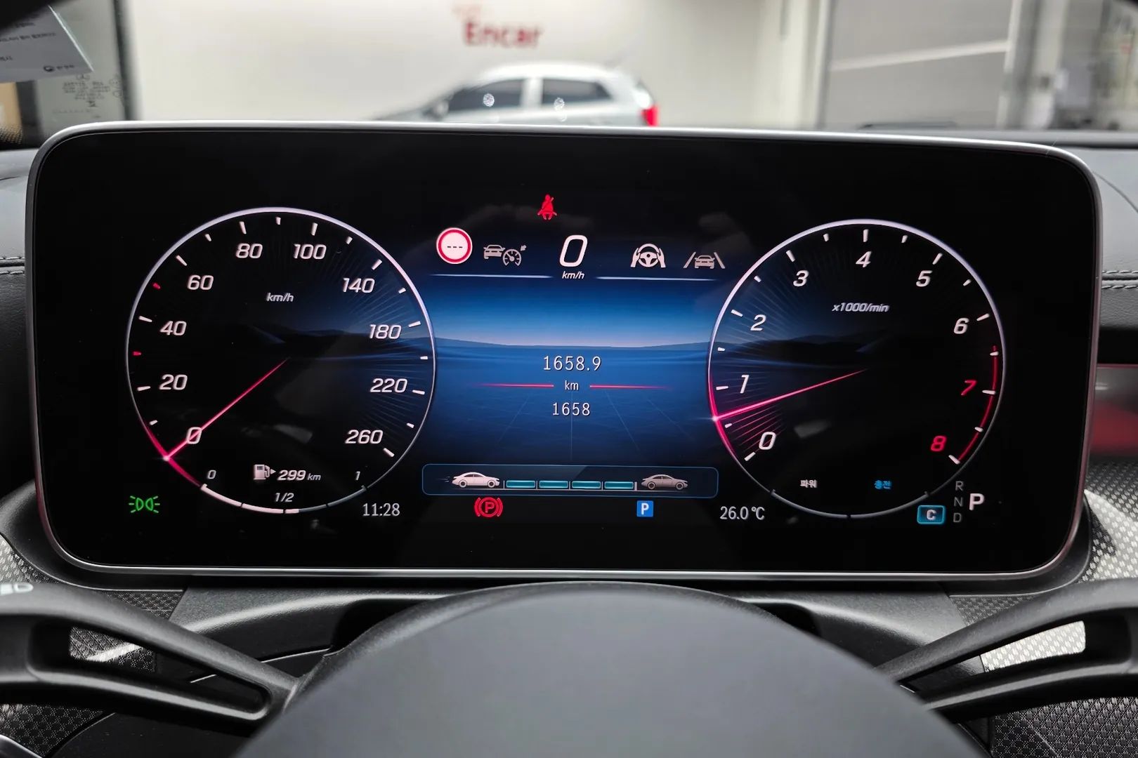 Надёжный Mercedes-Benz C-Class C200 AMG Line 2026 1.5 л 204 л.с Бензин с двигателем 1,5 л, Чёрный, пробег 1 658 км, Автомат, поставка из Корея, фото 8