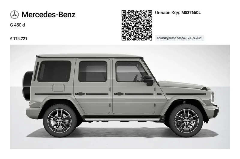 Mercedes-Benz G-Class G 450d MANUFAKTUR