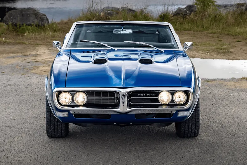 Pontiac Firebird 400 Convertible 1968 6.6 л 330 л.с Бензин, новый авто, Задний привод, Автомат, цвет Синий, страна-производитель — США Firebird 400 Convertible - фото 2