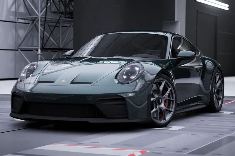 Porsche 911 GT3 Touring 2026 4.0 л 510 л.с Бензин, новый авто, Задний привод, Механика, цвет Зелёный, страна-производитель — Германия 911 GT3 Touring - фото 2
