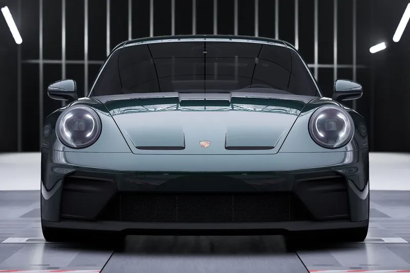 Заказать Porsche 911 GT3 Touring 2026 4.0 л 510 л.с Бензин с пробегом 0 км, Механика, Задний привод, цвет Зелёный, поставка из Германия, доставка по РФ 911 GT3 Touring - фото 3