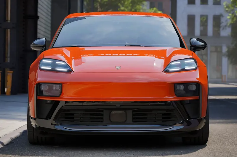 Заказать Porsche Macan Turbo 2026 0.0 л 585 л.с Электричество с пробегом 0 км, Автомат, Полный привод, цвет Оранжевый, поставка из Германия, доставка по РФ Macan Turbo - фото 3