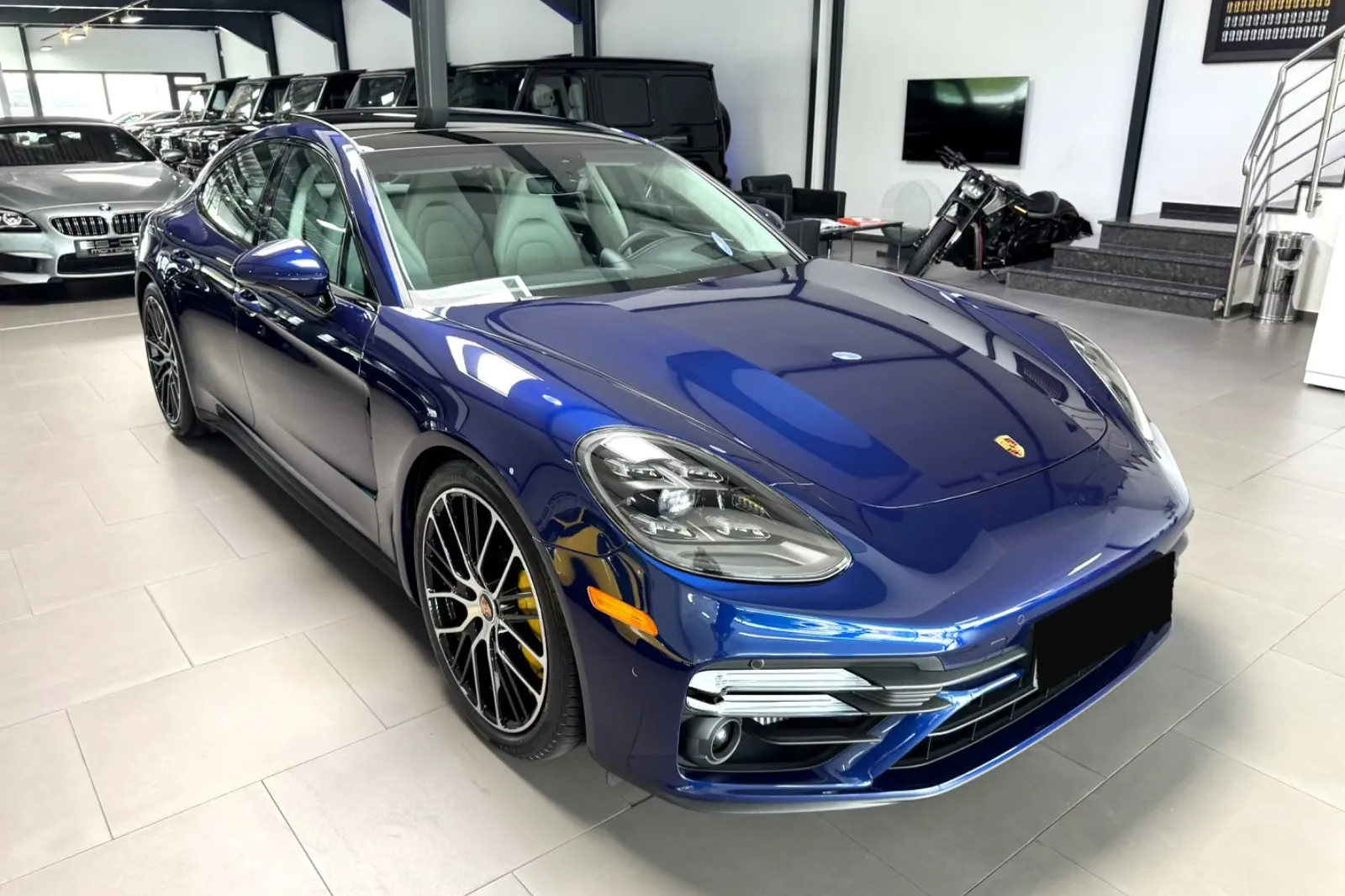 Новый Porsche Panamera Turbo S 2026 4.0 л 630 л.с Бензин: Полный привод, Синий, коробка — Автомат, привезён из Германия, доставка по регионам, фото 5