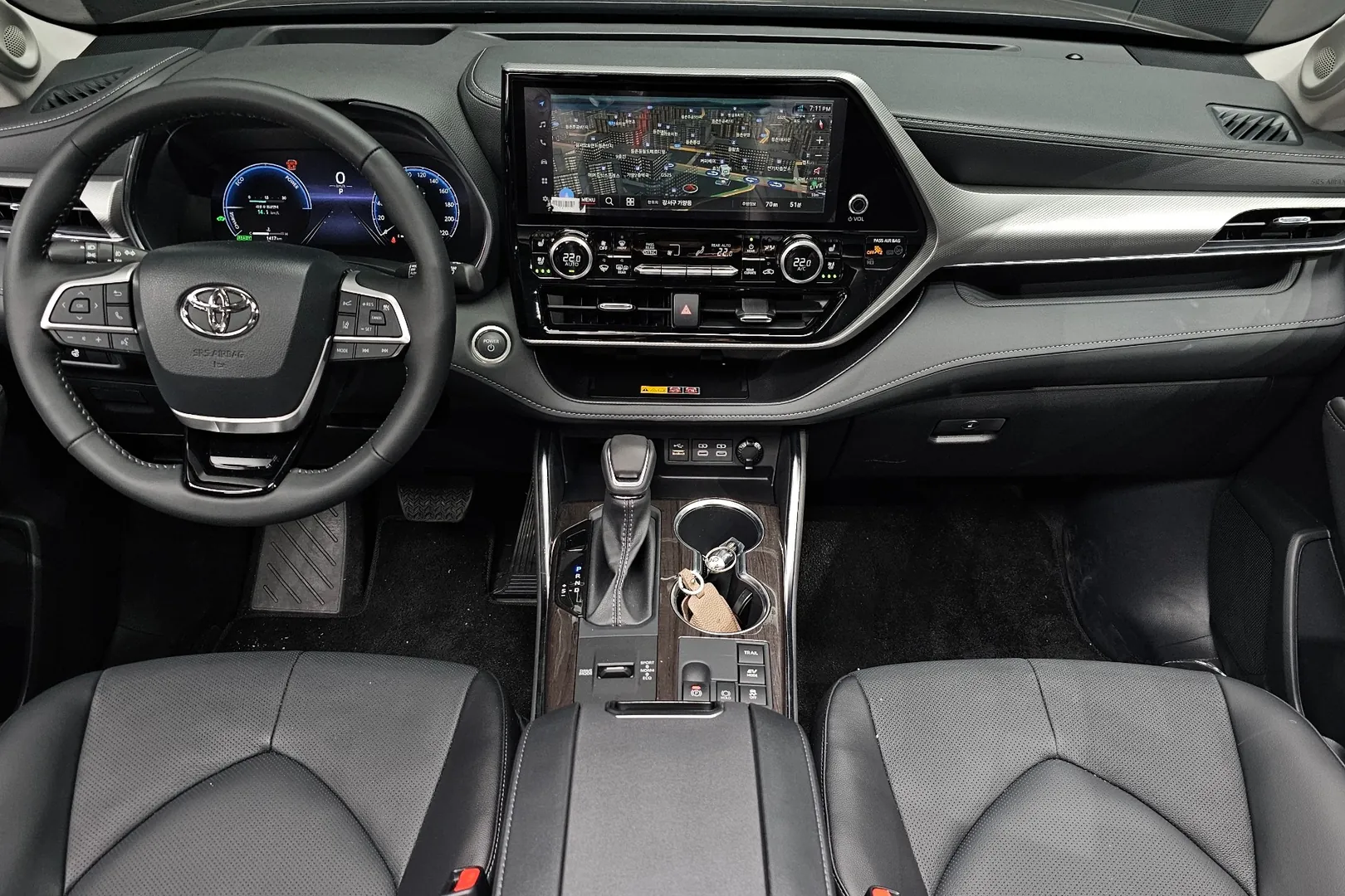 Toyota Highlander 2.5 Hybrid, Platinum 2026 2.5 л 243 л.с Гибрид в продаже: Чёрный, Автомат, Полный привод, страна-производитель — Корея, доставка по РФ, фото 4